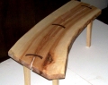 Walnut Split Slab Bench