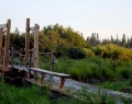 A bridge over a creek off the Wisconsin river